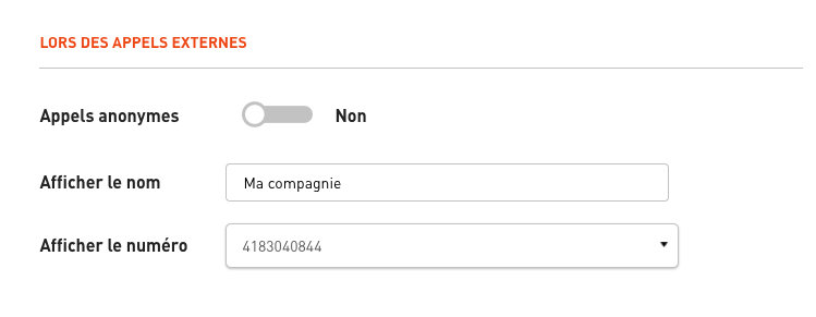 External calls